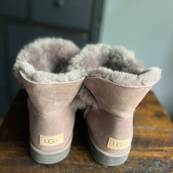 UGG Bailey Mariko Geaode Lilac Women's Boots Size 10 - Picture 6 of 8